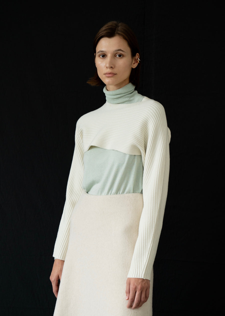 Silk-cashmere turtleneck sweater | LEHA