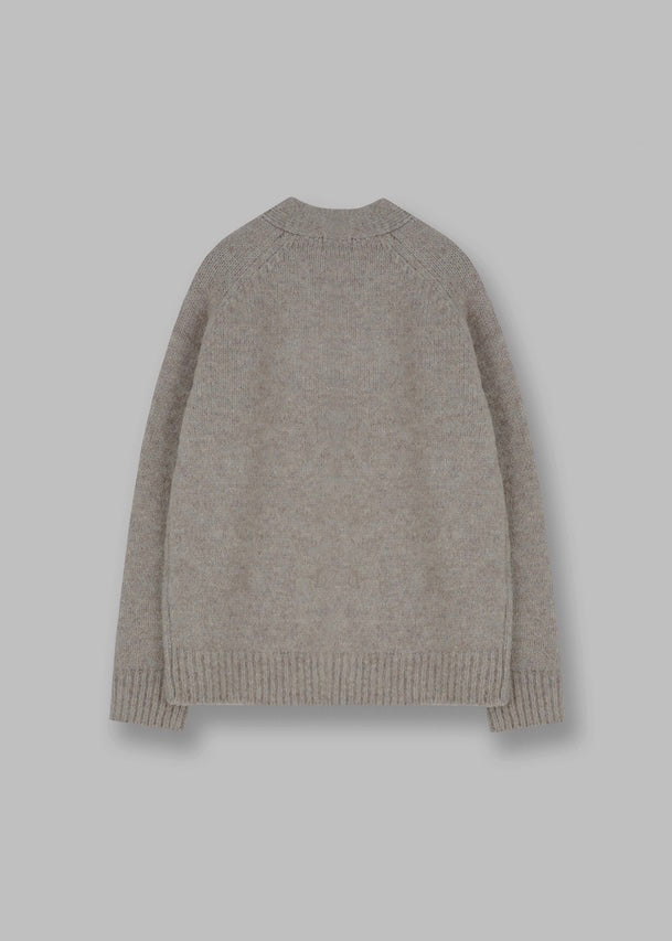 Alfonso cardigan (steel khaki)