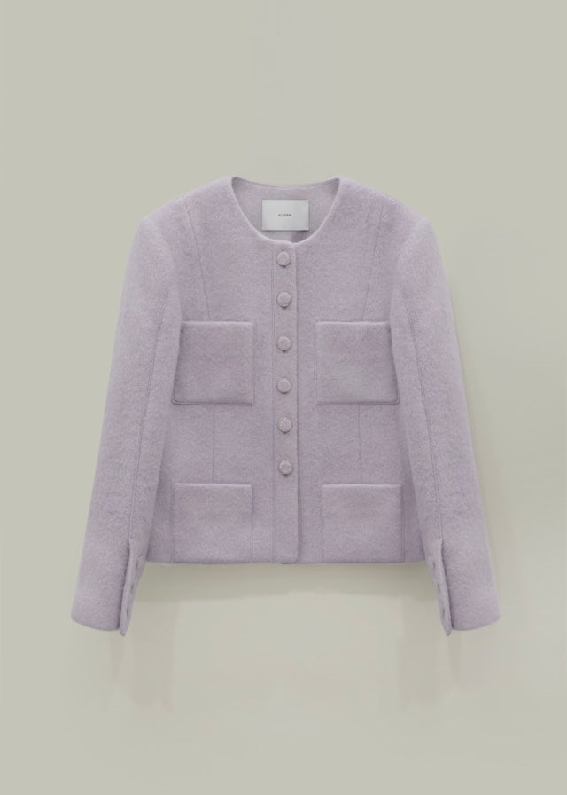 Cene Tweed Jacket (Lilac)