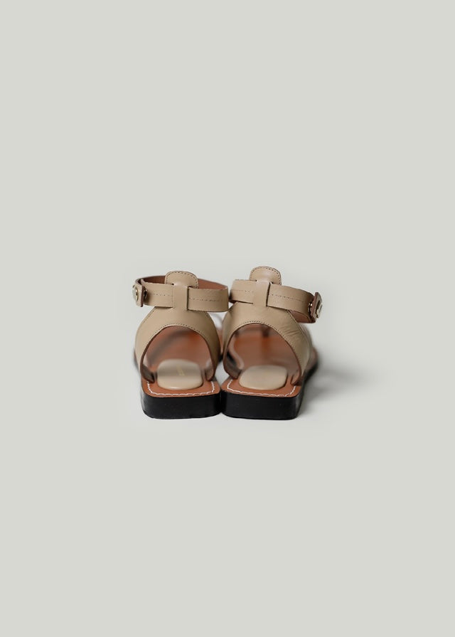 Pre-Order [10%] Comet Ankle Strap Sandals (Beige)