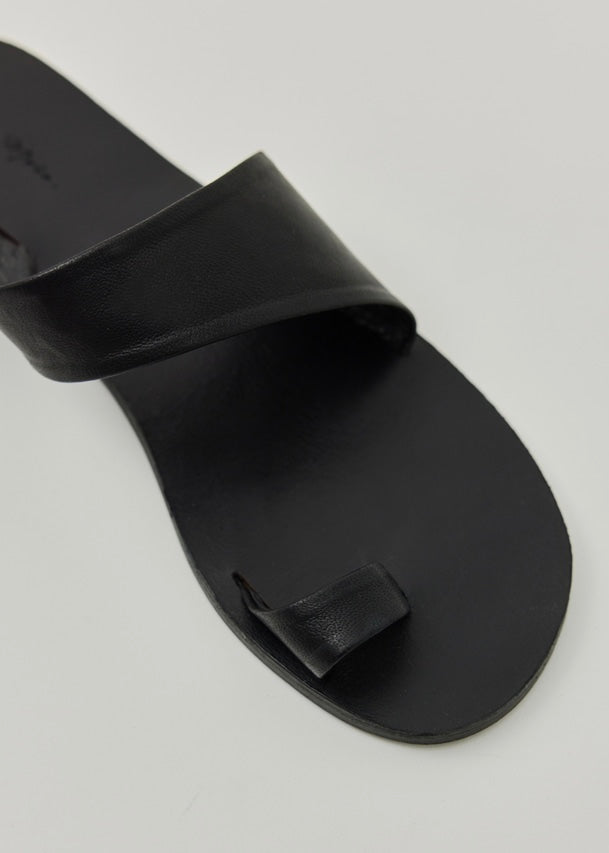 Moia Curved flip-flops (black)