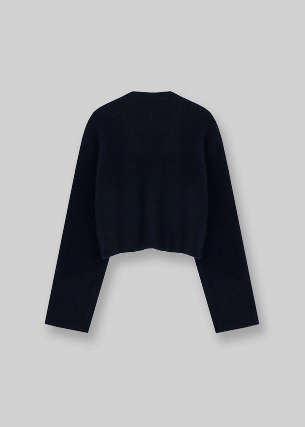 Crop cardigan (navy) Re-stock