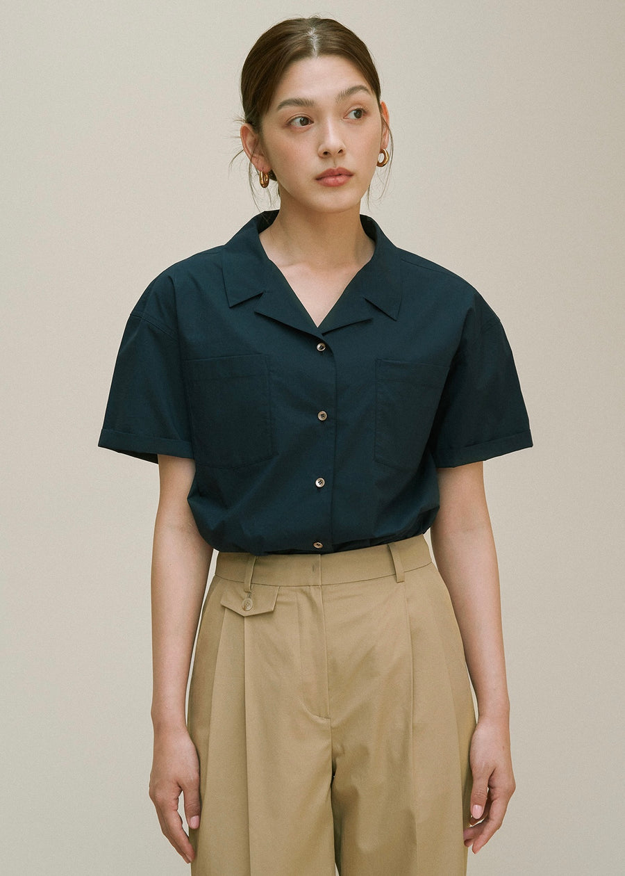 Half-sleeves Shirt (Midnight)