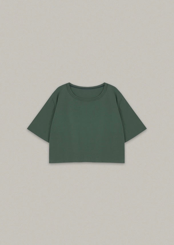 Crop T-shirt (Green)