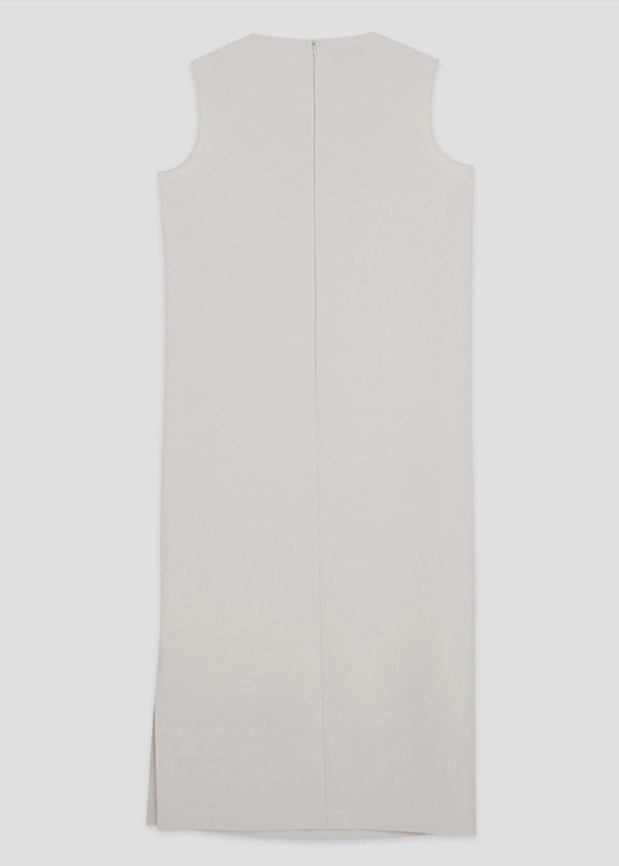 [Re-stock] Helvet crepe dress (Cream)