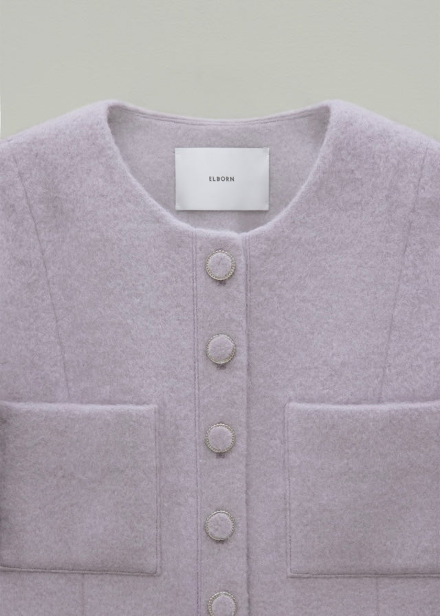 Cene Tweed Jacket (Lilac)