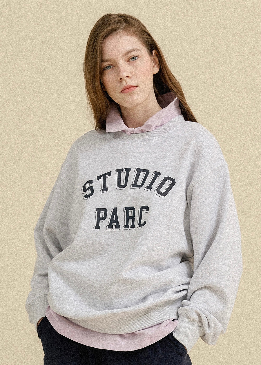 [STUDIO & PARC] Studio Parc Sweatshirt -Melange White