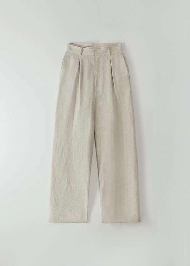 Moia double waist trouser (natural)