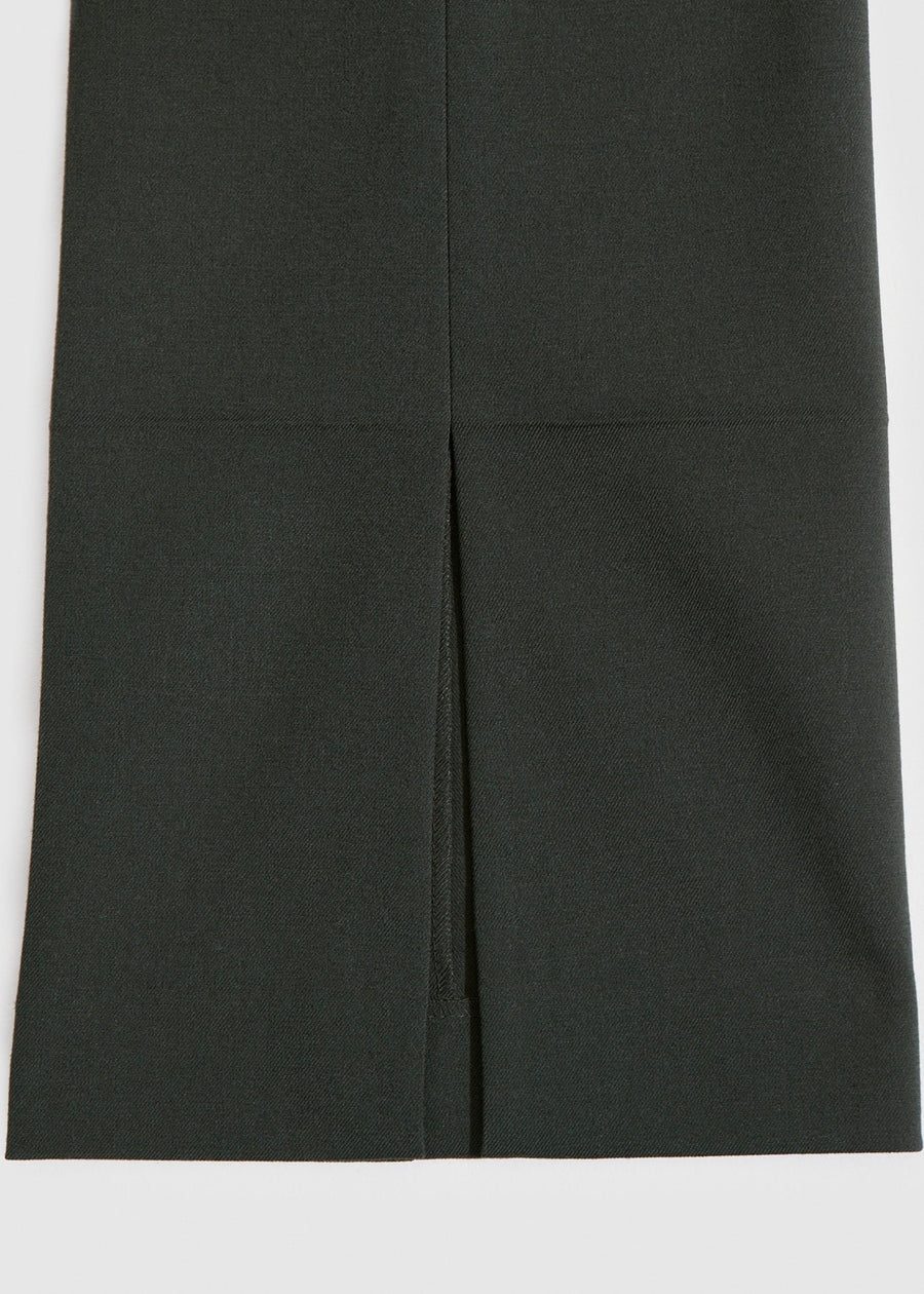 SIDE SLIT TROUSERS (DEEP GREEN) | RECTO.